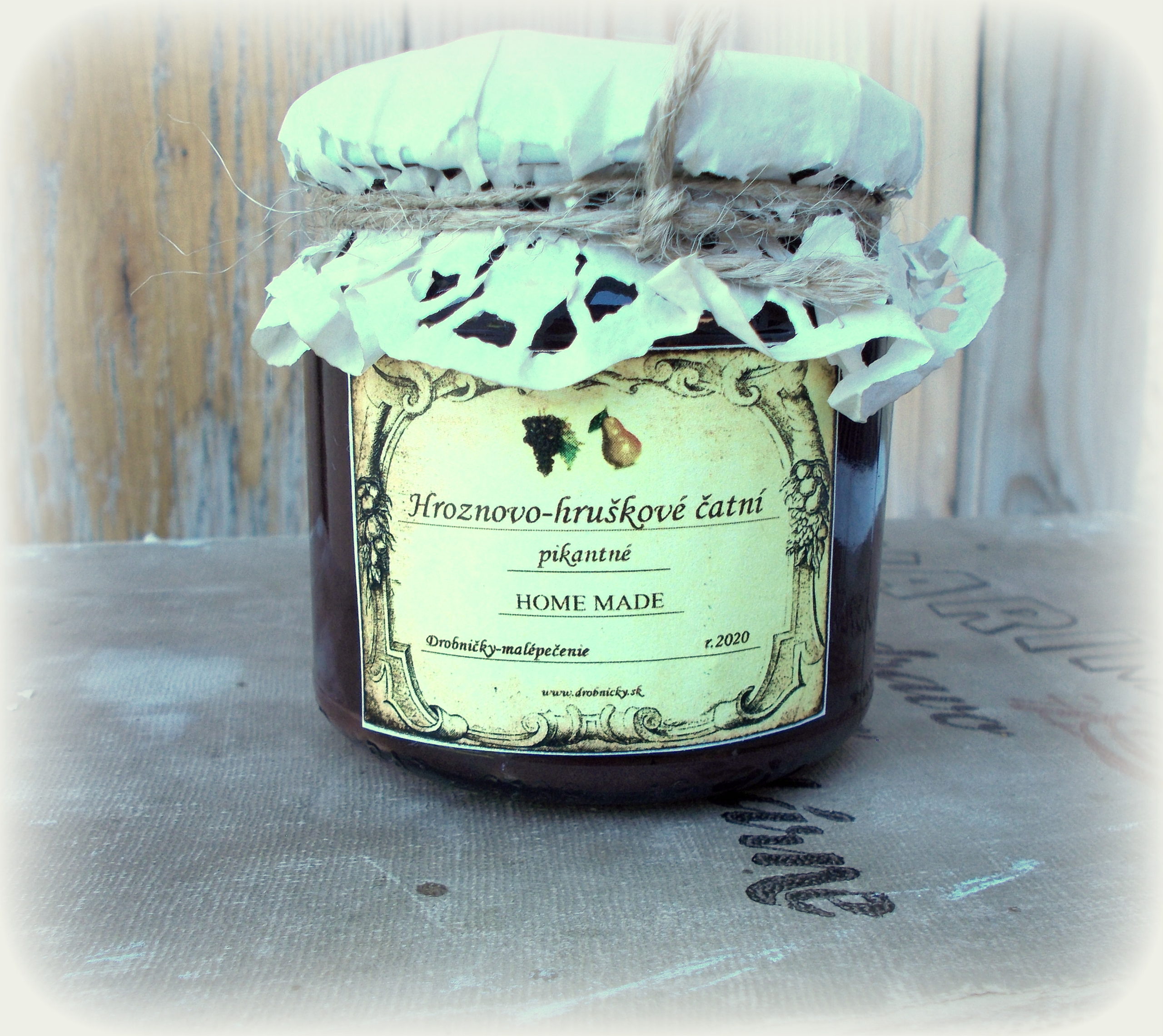 Hroznovo-hruškové čatní