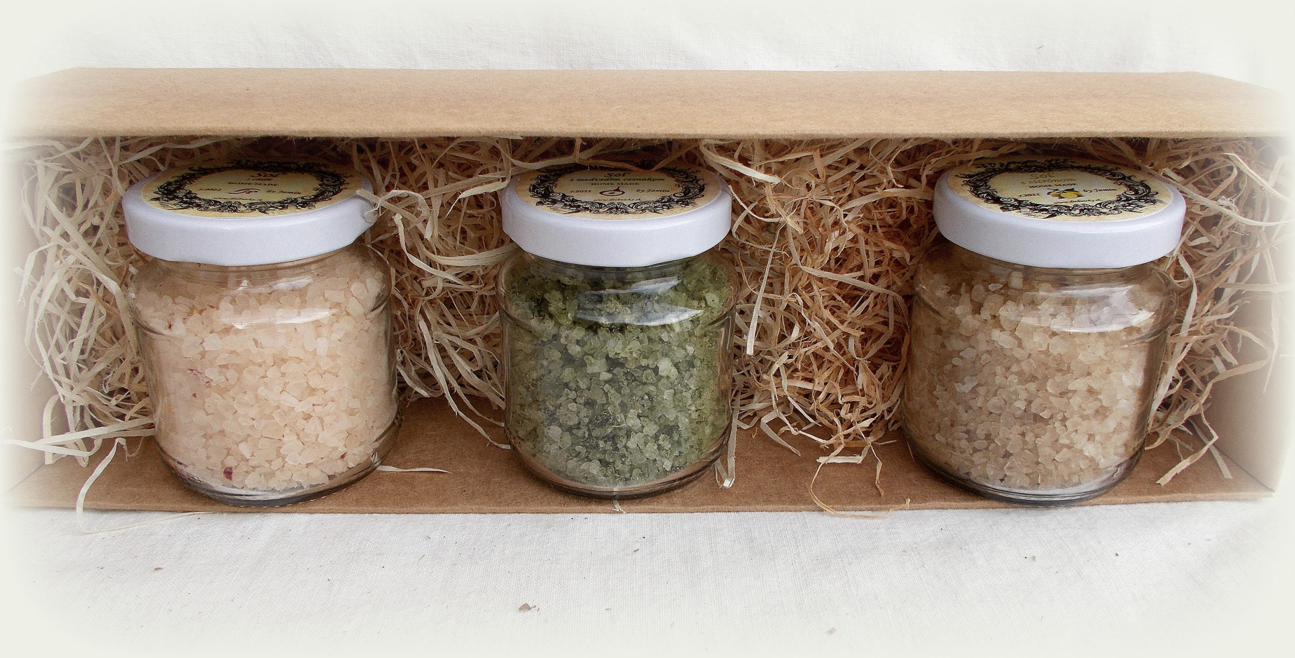 Kuchynská soľ s príchuťami