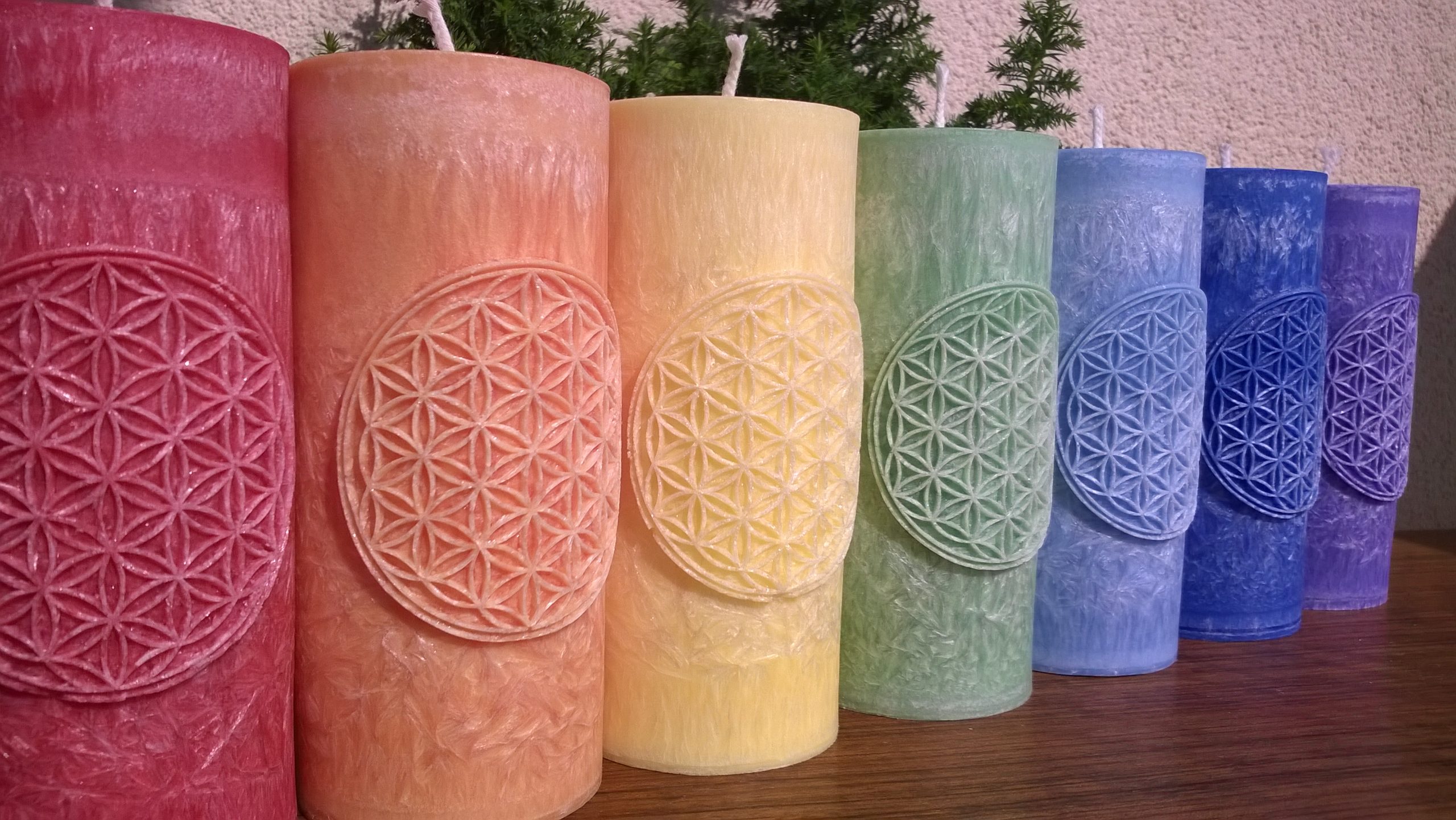 Ručne odlievané sviečky z palmového vosku