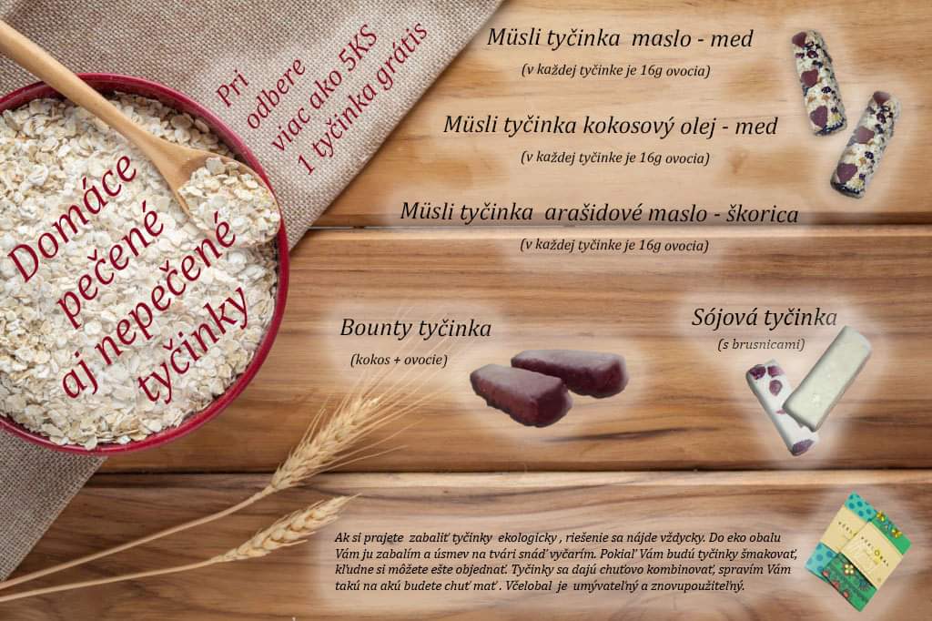 Domáce müsli tyčinky