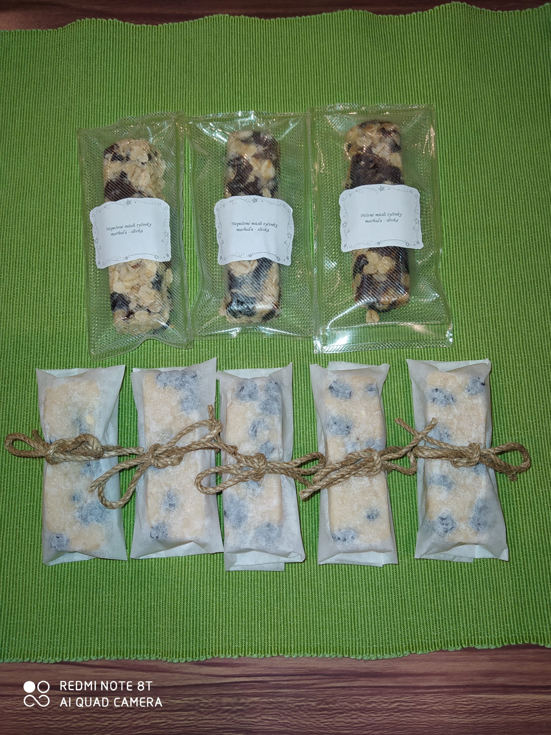 Domáce müsli tyčinky