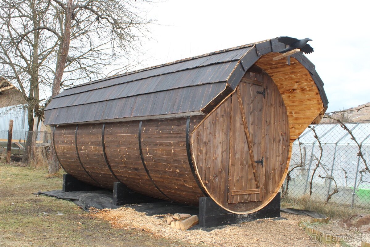 Predám, vyrobím saunu v tvare suda…