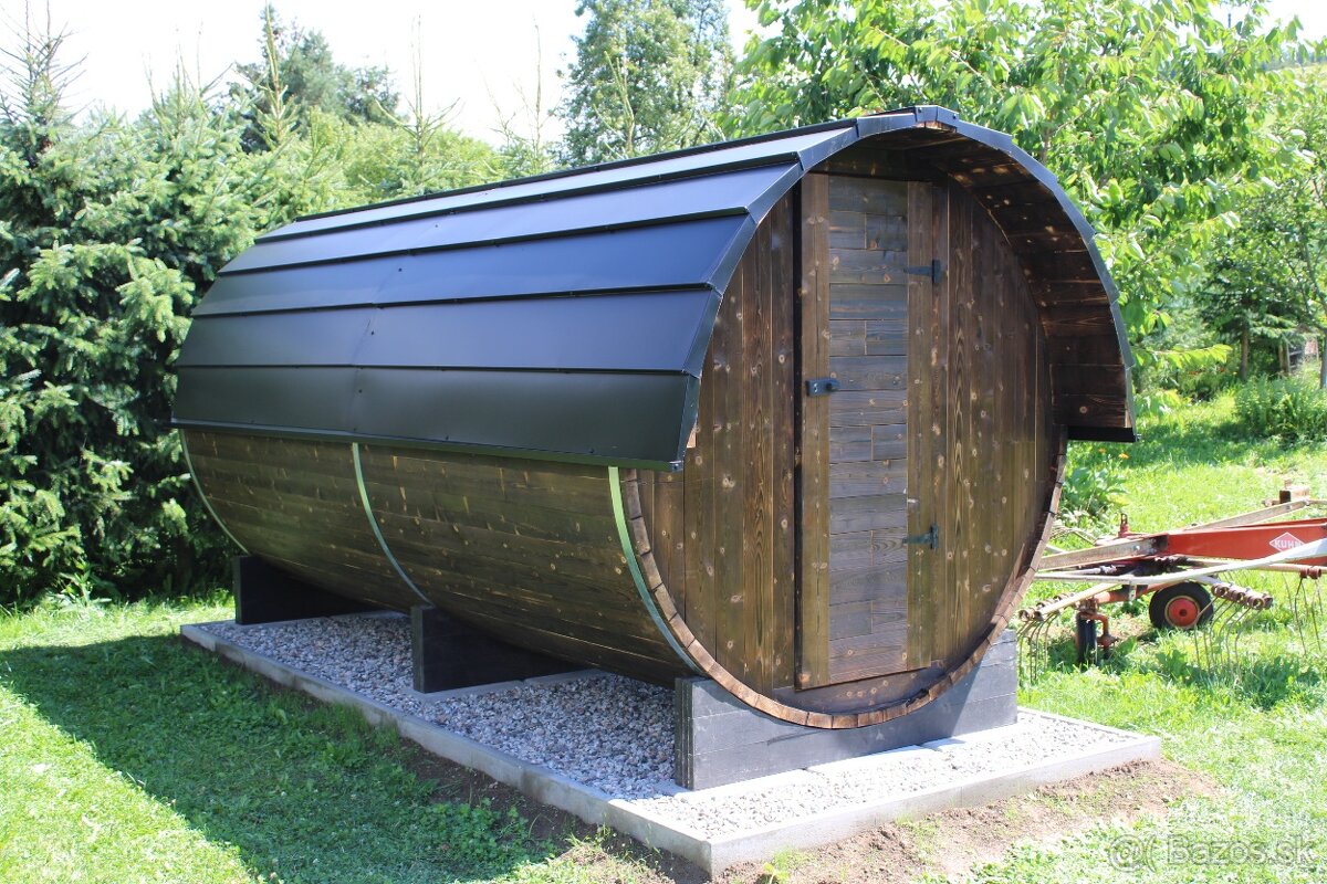 Predám, vyrobím saunu v tvare suda…