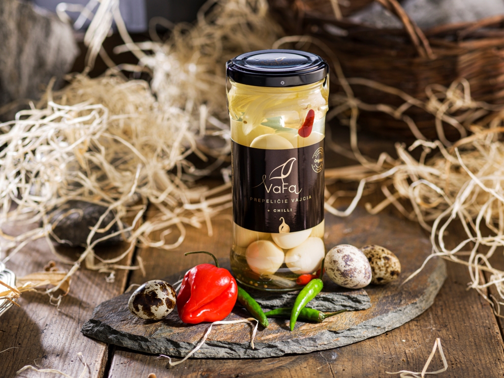 Nakladané prepeličie vajíčka CHILLI