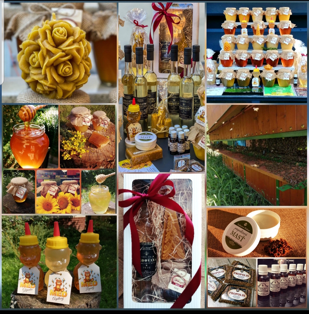 Med, medovina a včelie produkty