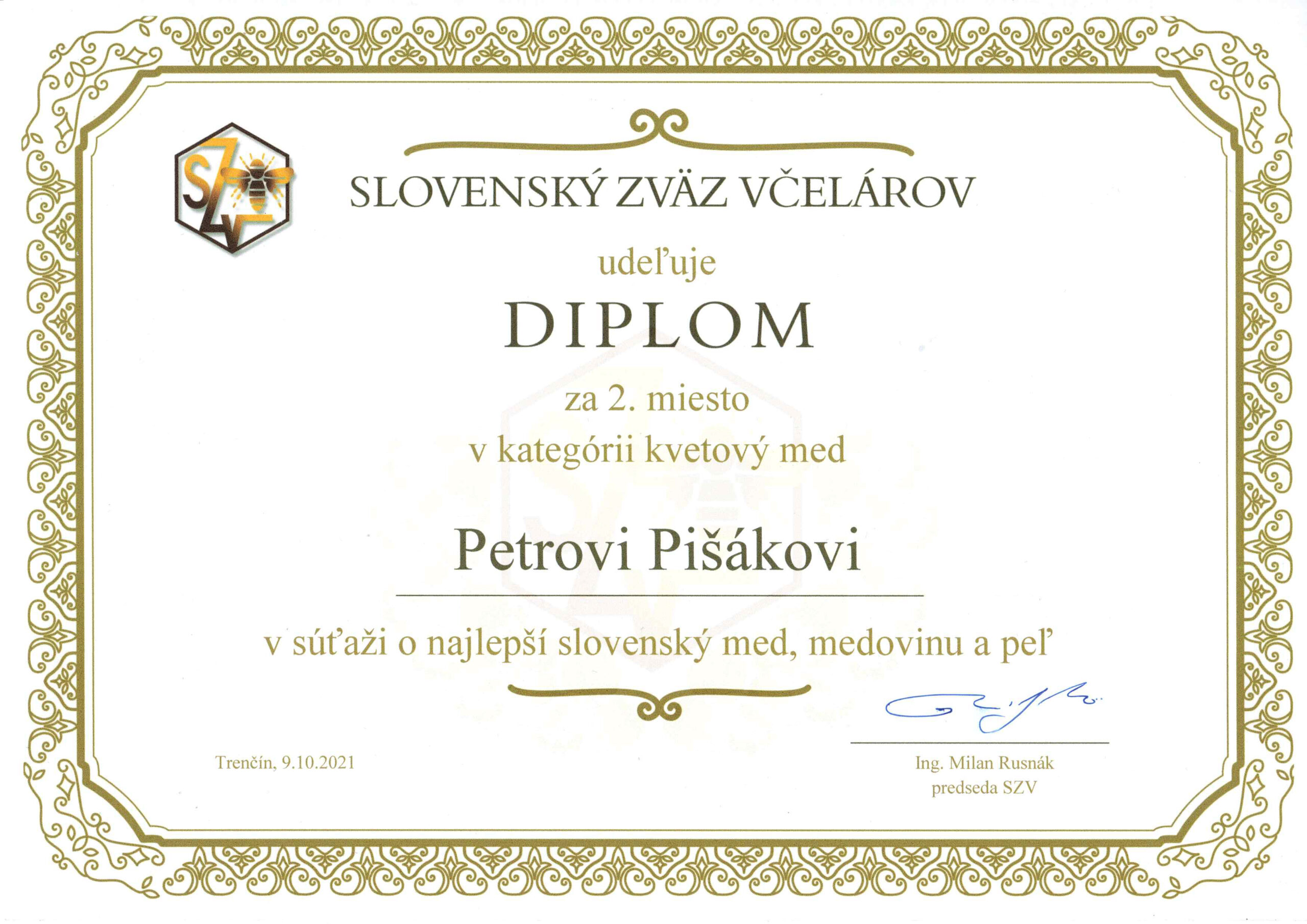 Slnečnicový včelí med priamo od včelára