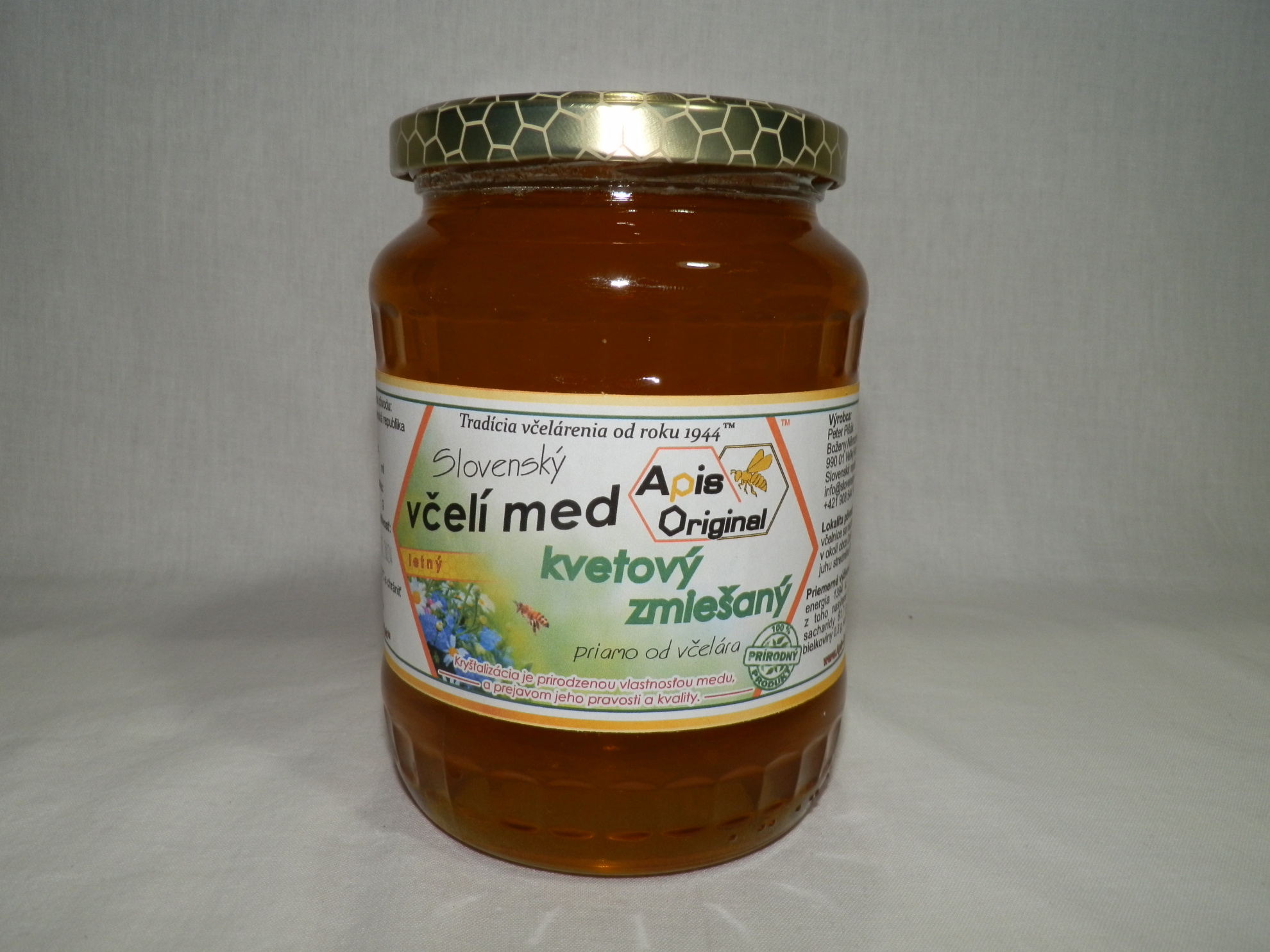 Letný kvetový včelí med priamo od včelára